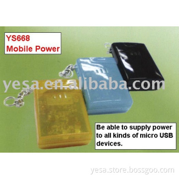 External Battery and Power bank charge for USB 5V devices
